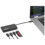 Manhattan IUSB31C-HUB430M USB 3.2 Hub 4 Θυρών με σύνδεση USB-C - Image 2