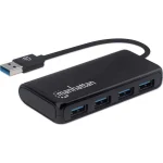 Manhattan IUSB3-HUB4M USB 3.2 Hub 4 Θυρών με σύνδεση USB-A - Image 2