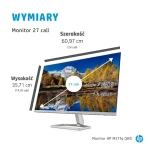 HP M27fq IPS Monitor 27" QHD 2560x1440 με Χρόνο Απόκρισης 5ms GTG - Image 8