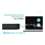 i-tec Display USB-C Docking Station με HDMI/DisplayPort 4K PD Ethernet και σύνδεση 3 Οθονών - Image 4