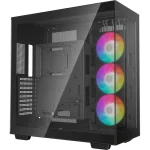 Deepcool CH780 Gaming Full Tower Κουτί Υπολογιστή με Πλαϊνό Παράθυρο και RGB Φωτισμό Μαύρο - Image 5