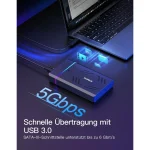 Inateck Θήκη για Σκληρό Δίσκο SATA III με σύνδεση USB 3.0 / SATA - Image 3