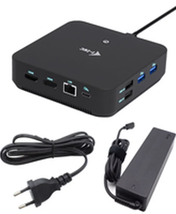 i-tec USB-A Docking Station με 4K PD Ethernet Μαύρο (C31TRIVIDPRO100W) C31TRIVIDPRO100W