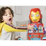 Φιγούρα Δράσης Hasbro Marvel Iron Man And His Awesome Friends με Ήχους Iron Quarters Playset για 3+ ετών Ετών 7.6εκ. - Image 4