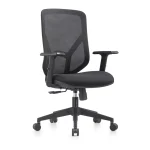 Καρέκλα Γραφείου με Ρυθμιζόμενα Μπράτσα Mitis Black Vero Office
