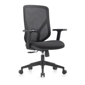 Καρέκλα Γραφείου με Ρυθμιζόμενα Μπράτσα Mitis Black Vero Office