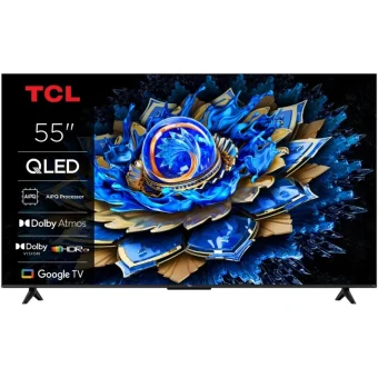 TCL Smart Τηλεόραση 55" 4K UHD QLED 55T69C (2025) 55T69C