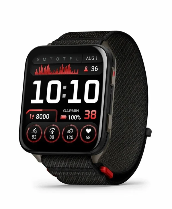 Garmin Venu X1 Titanium 46mm Αδιάβροχο Smartwatch με Παλμογράφο (Black with Slate Titanium)