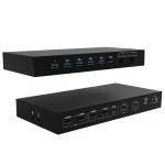 i-tec KVM Dock PRO 3 Dock / USB-C Docking Station με 4K PD Ethernet Μαύρο