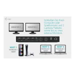 i-tec KVM Dock PRO 3 Dock / USB-C Docking Station με 4K PD Ethernet Μαύρο - Image 9