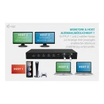i-tec KVM Dock PRO 3 Dock / USB-C Docking Station με 4K PD Ethernet Μαύρο - Image 11