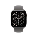 Apple Watch Series 11 Cellular Titanium 46mm Αδιάβροχο με eSIM και Παλμογράφο (Natural Titanium Case with Stone Grey Sport Band - S/M) - Image 2