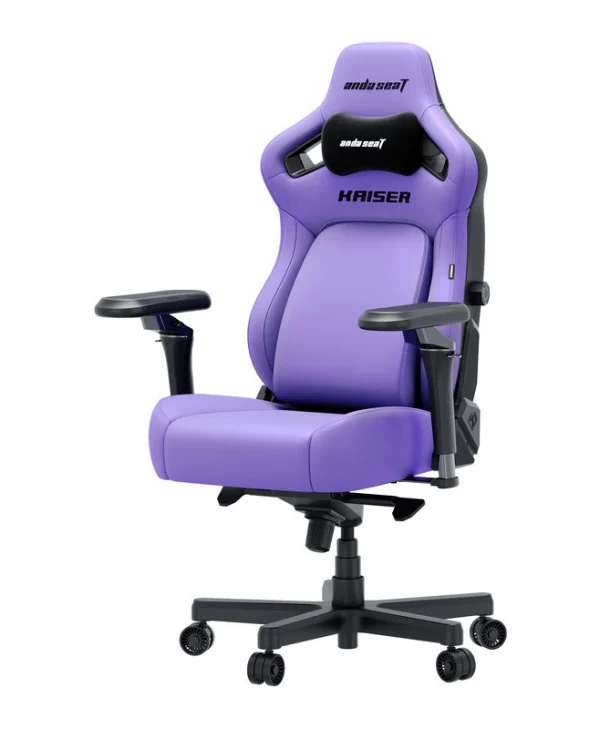 Anda Seat Kaiser 4 V2 XL Καρέκλα Gaming Δερματίνης με Ρυθμιζόμενα Μπράτσα Μωβ