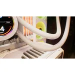 Krux HydroGlance 360 Υδρόψυξη Επεξεργαστή Τριπλού Ανεμιστήρα 120mm με ARGB Φωτισμό Λευκή - Image 3