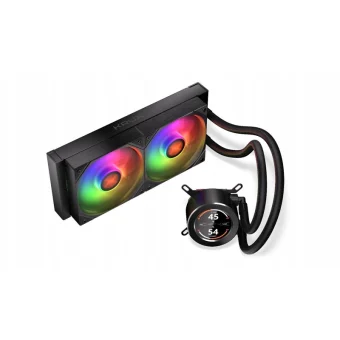 Krux HydroGlance 240 ARGB Υδρόψυξη Επεξεργαστή Διπλού Ανεμιστήρα 120mm για Socket 1700/1200/115x