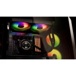 Krux HydroGlance 240 ARGB Υδρόψυξη Επεξεργαστή Διπλού Ανεμιστήρα 120mm για Socket 1700/1200/115x - Image 2