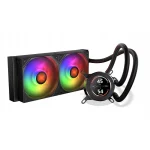 Krux HydroGlance 240 ARGB Υδρόψυξη Επεξεργαστή Διπλού Ανεμιστήρα 120mm για Socket 1700/1200/115x - Image 3