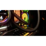 Krux HydroGlance 240 ARGB Υδρόψυξη Επεξεργαστή Διπλού Ανεμιστήρα 120mm για Socket 1700/1200/115x - Image 9