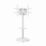 Gembird TVS-86TR-01-W Βάση Τηλεόρασης Δαπέδου έως 86" και 50kg Λευκό TVS-86TR-01-W - Image 2
