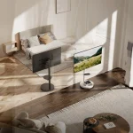Gembird TVS-86TR-01-W Βάση Τηλεόρασης Δαπέδου έως 86" και 50kg Λευκό TVS-86TR-01-W - Image 3