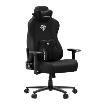 Anda Seat Novis Ultra XL Υφασμάτινη Καρέκλα Gaming με Ρυθμιζόμενα Μπράτσα Μαύρη