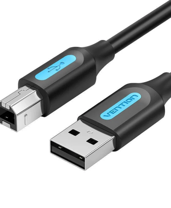 Vention USB 2.0 Cable USB-A male - USB-B male Μαύρο 0.5m (COQBD) COQBD