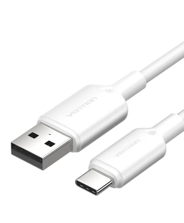 Vention USB 2.0 Cable USB-C male - USB-A 60W Λευκό 1m