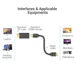 Vention Μετατροπέας DisplayPort male σε HDMI female (HBKB0) HBKB0 - Image 3