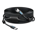Vention USB 2.0 Cable USB-A male - USB-B male Μαύρο 5m 056534 - Image 2