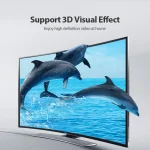 Vention HDMI 2.0 Cable HDMI male - HDMI male 0.5m Μαύρο - Image 5