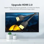 Vention HDMI 2.0 Cable HDMI male - HDMI male 0.5m Μαύρο - Image 7
