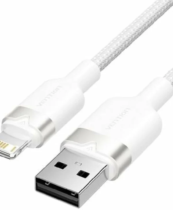 Vention USB-A to Lightning Cable 12W Λευκό 2m