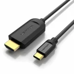 Vention Cable HDMI male - HDMI male 1m Μαύρο