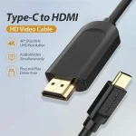 Vention Cable HDMI male - HDMI male 1m Μαύρο - Image 4