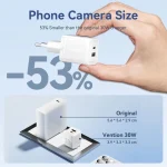 Vention Φορτιστής GaN με Θύρα USB-A και Θύρα USB-C και Καλώδιο USB-C - USB-C Power Delivery Μαύρος (TZ-FEQB0-EU-01) TZ-FEQB0-EU-01 - Image 3