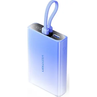 Vention Power Bank 10000mAh 22.5W με Θύρα USB-A και Θύρα USB-C Μπλε