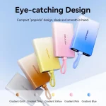 Vention Power Bank 10000mAh 22.5W με Θύρα USB-A και Θύρα USB-C Μπλε - Image 2