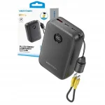 Vention Power Bank 20000mAh 22.5W με Θύρα USB-A και Θύρα USB-C Μαύρο - Image 2