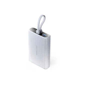 Vention FHZM0 Power Bank 10000mAh με Θύρα USB-A και Θύρα USB-C Γκρι FHZM0