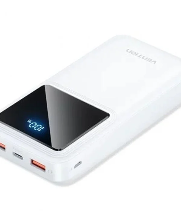 Vention FHLW0 Power Bank 20000mAh 22.5W με 2 Θύρες USB-A και Θύρα USB-C Λευκό FHLW0