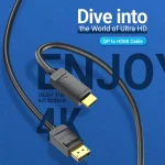 Vention HDMI 1.4 Cable HDMI male - HDMI male 5m Μαύρο - Image 4