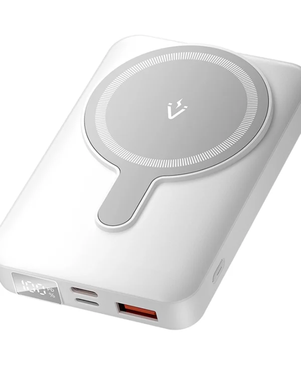 Vention FHTW0 MagSafe Power Bank 10000mAh 22.5W με Θύρα USB-A και Θύρα USB-C Power Delivery Λευκό FHTW0