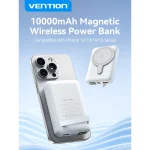Vention FHTW0 MagSafe Power Bank 10000mAh 22.5W με Θύρα USB-A και Θύρα USB-C Power Delivery Λευκό FHTW0 - Image 2