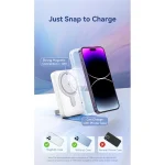 Vention FHTW0 MagSafe Power Bank 10000mAh 22.5W με Θύρα USB-A και Θύρα USB-C Power Delivery Λευκό FHTW0 - Image 4
