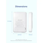 Vention FHTW0 MagSafe Power Bank 10000mAh 22.5W με Θύρα USB-A και Θύρα USB-C Power Delivery Λευκό FHTW0 - Image 14