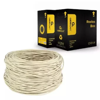 Cablexpert U/UTP Cat.6 Καλώδιο Δικτύου Ethernet χωρίς ακροδέκτες 305m Γκρι 1τμχ