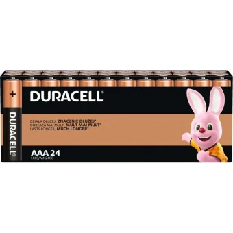 Duracell Αλκαλικές Μπαταρίες AAA 1.5V 24τμχ