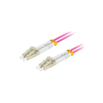 Lanberg Καλώδιο Οπτικής Ίνας LC/UPC-LC/UPC 1m Πολύχρωμο 1τμχ