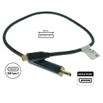 Lanberg USB 3.2 Cable USB-C male - DisplayPort Μαύρο 0.5m (CA-CMDP-10CU-0005-BK) CA-CMDP-10CU-0005-BK - Image 7