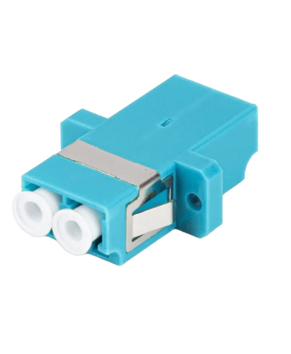 Fiber Optic Network Adapter Lc Upc Connectors Lanberg 43375 Mm Duplex Om3 Turquoise